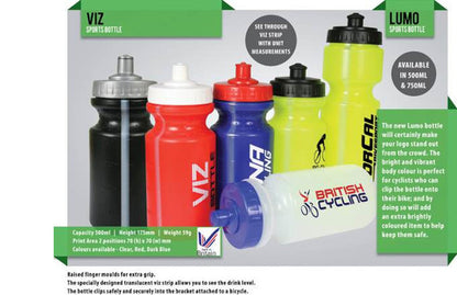 Viz & Lumo 500ml Cycling Bottles